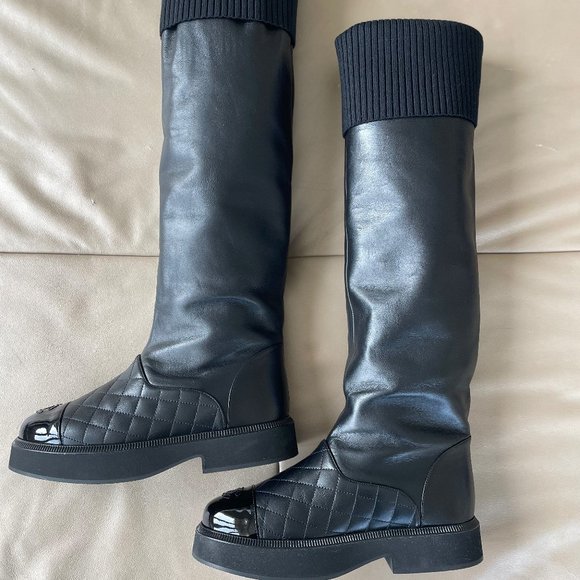 CHANEL Socks-Out High Boot - Picture 6 of 8
